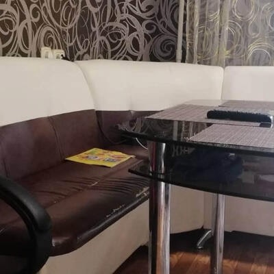 фото До Перетяжка кухонного уголка