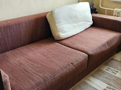 фото До Перетяжка раскладного дивана